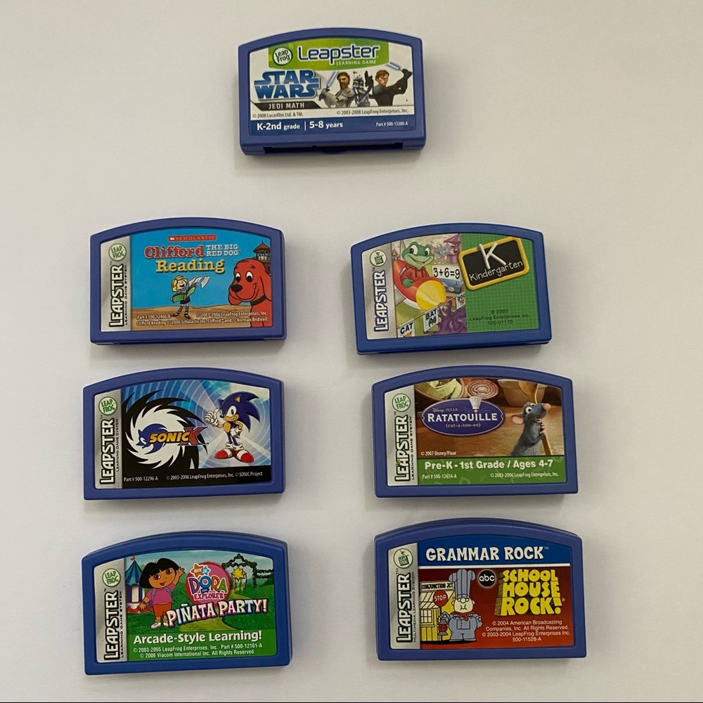 (R) Kids Leap Frog Learning Clifford, School House Rock, Dora, Star Wars and…